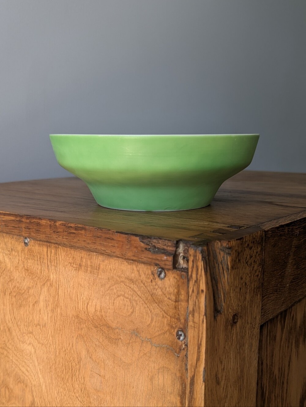 Vintage Paul McCobb Contempri Jackson China 8.25" Serving Bowl - Lime Green MCM